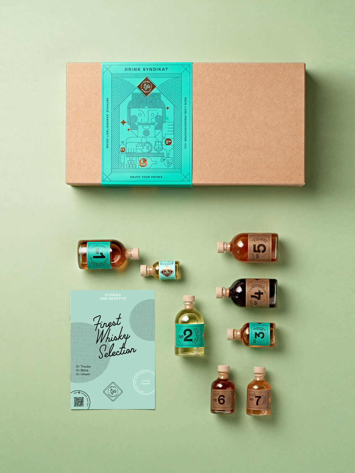Whisky Cocktail Set mit ausgechten Whisky Sorten - Drink Syndikat